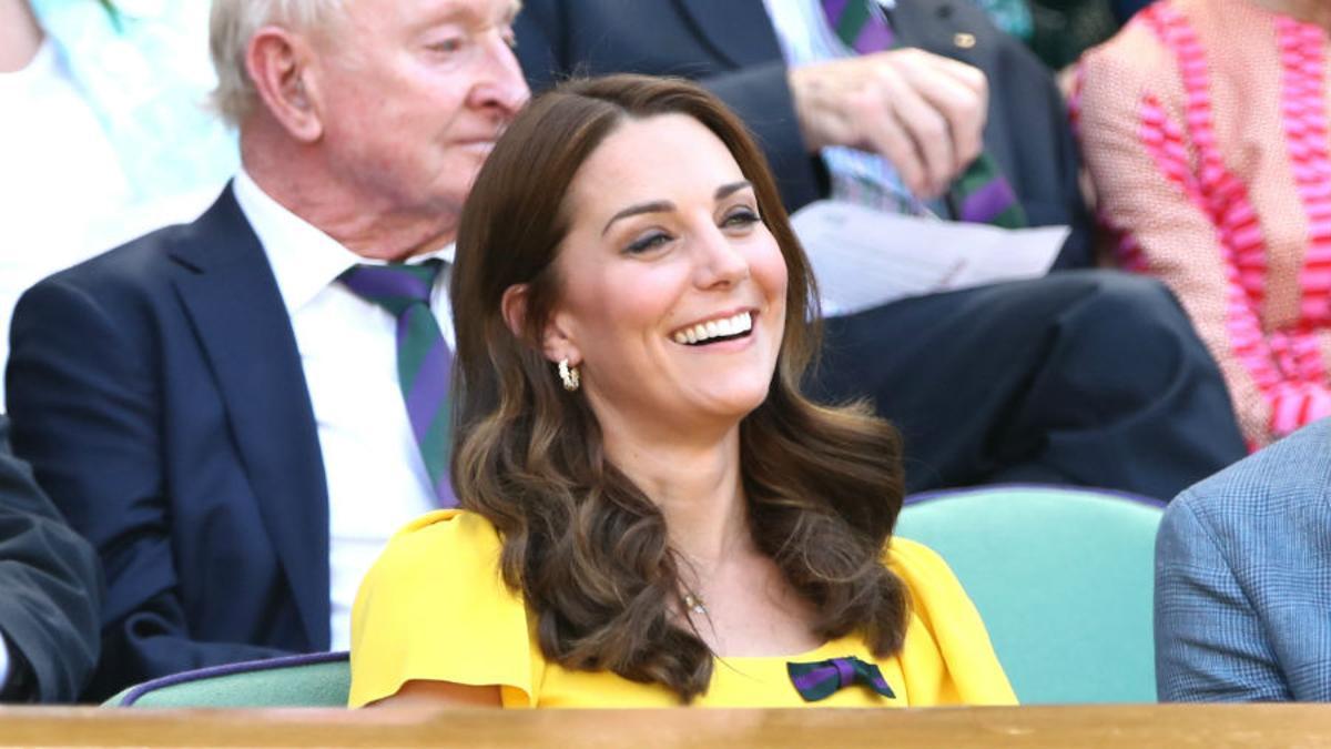 Kate Middleton en la final masculina de Wimbledon