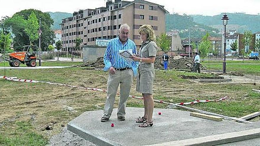 El parque biosaludable de La Barquerina, antes de 15 días