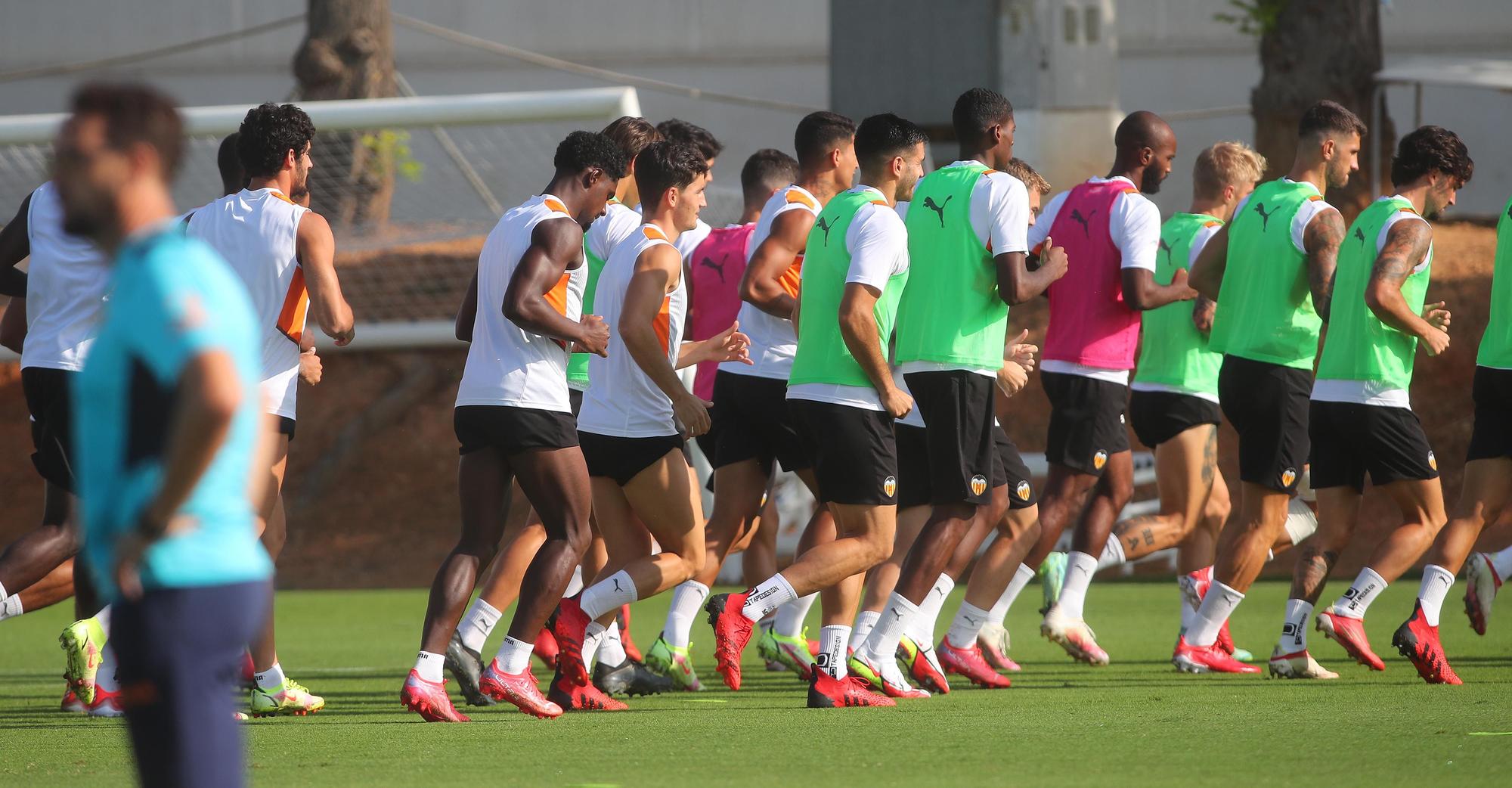 Así ha sido el entrenamiento de hoy del Valencia CF