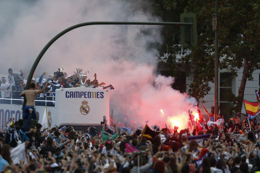 EL REAL MADRID CELEBRA LA UNDÉCIMA EN CIBELES