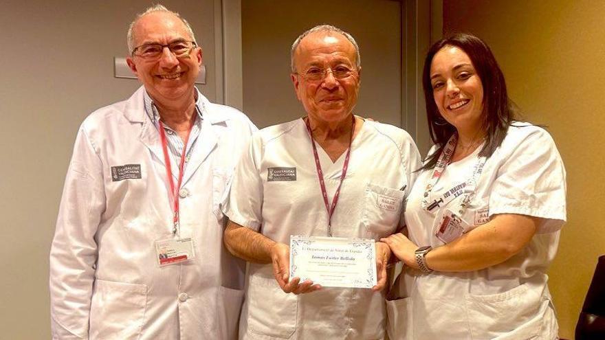 El hospital de Gandia homenajea a su subdirector médico