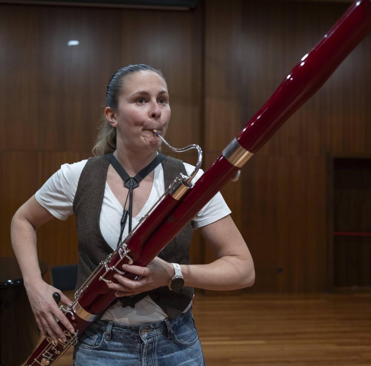 María José Rielo Blanco, onte en Ourense.
