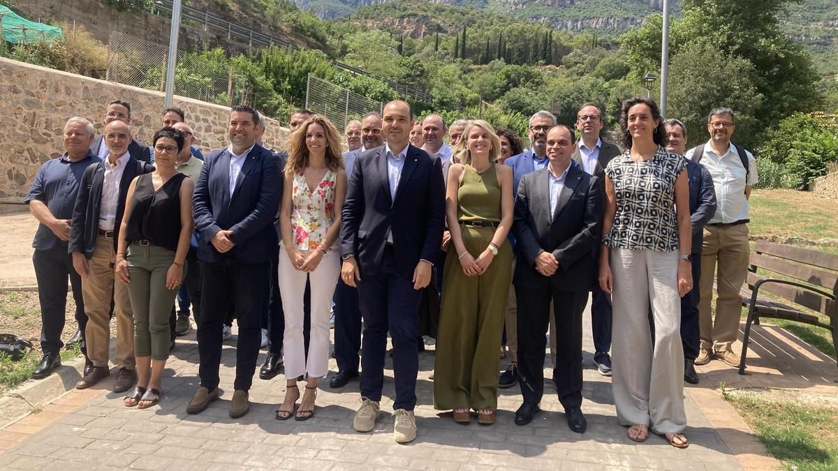 Representants de la Generalitat, el món local i operadores, aquest dijous a Monistrol