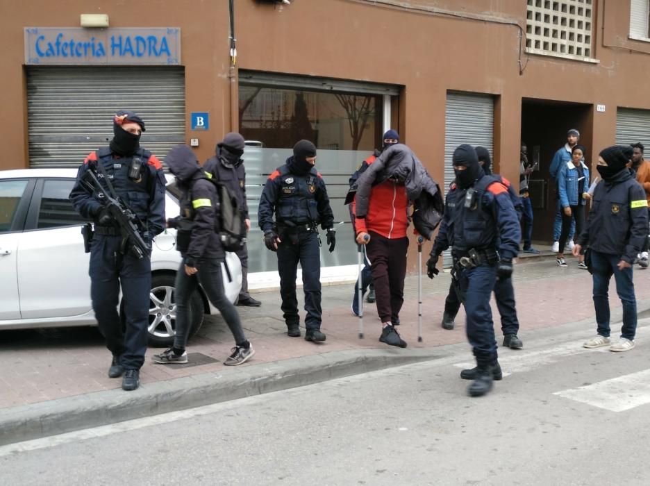 Dispositiu antidroga dels Mossos a la demarcació de Girona