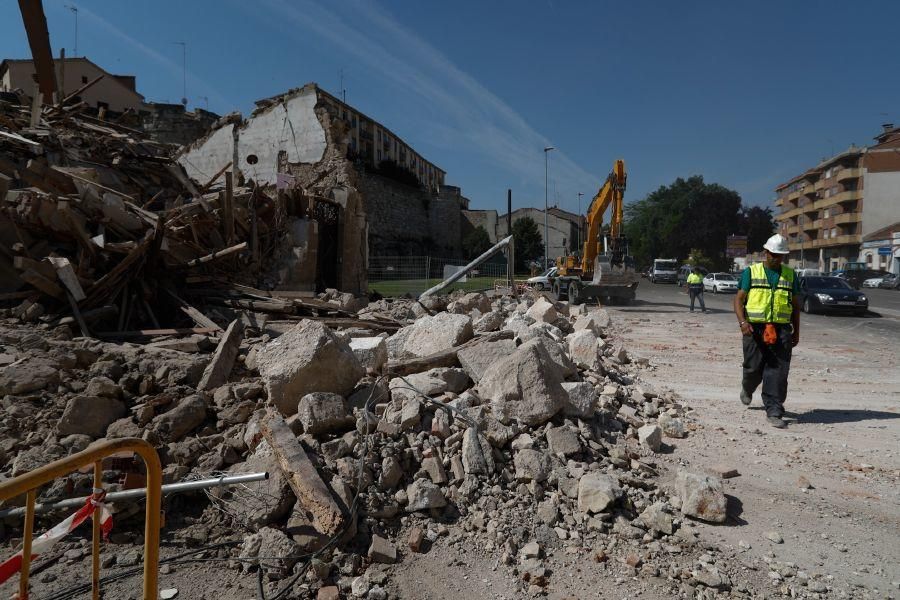 Derribo para liberar la muralla en Zamora