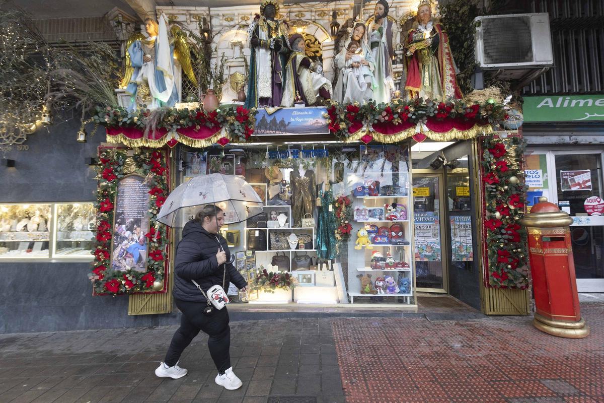 Escaparates navideños en la Zona Norte de Alicante