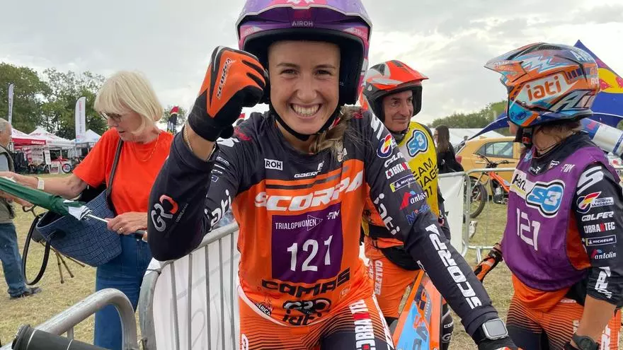 Berta Abellán, campeona del mundo de trial: "Queremos más carreras para conseguir más visibilidad"