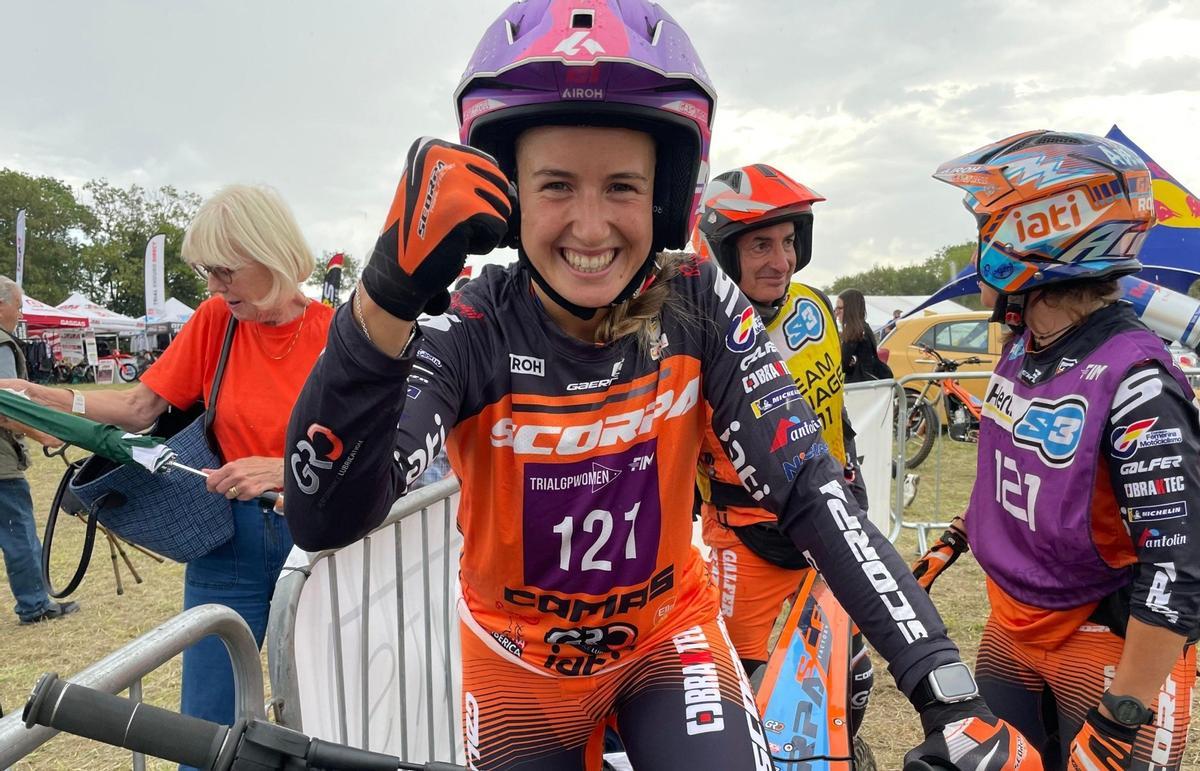 Berta Abellán, campeona del mundo de trial