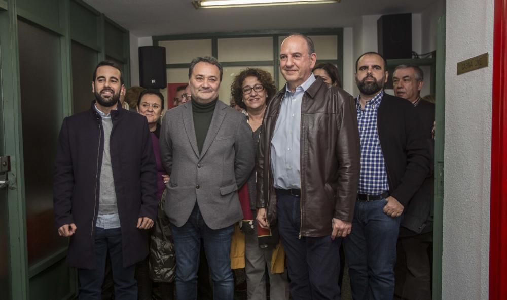 Francesc Sanguino se presenta como candidato en la sede del PSPV-PSOE de Alicante