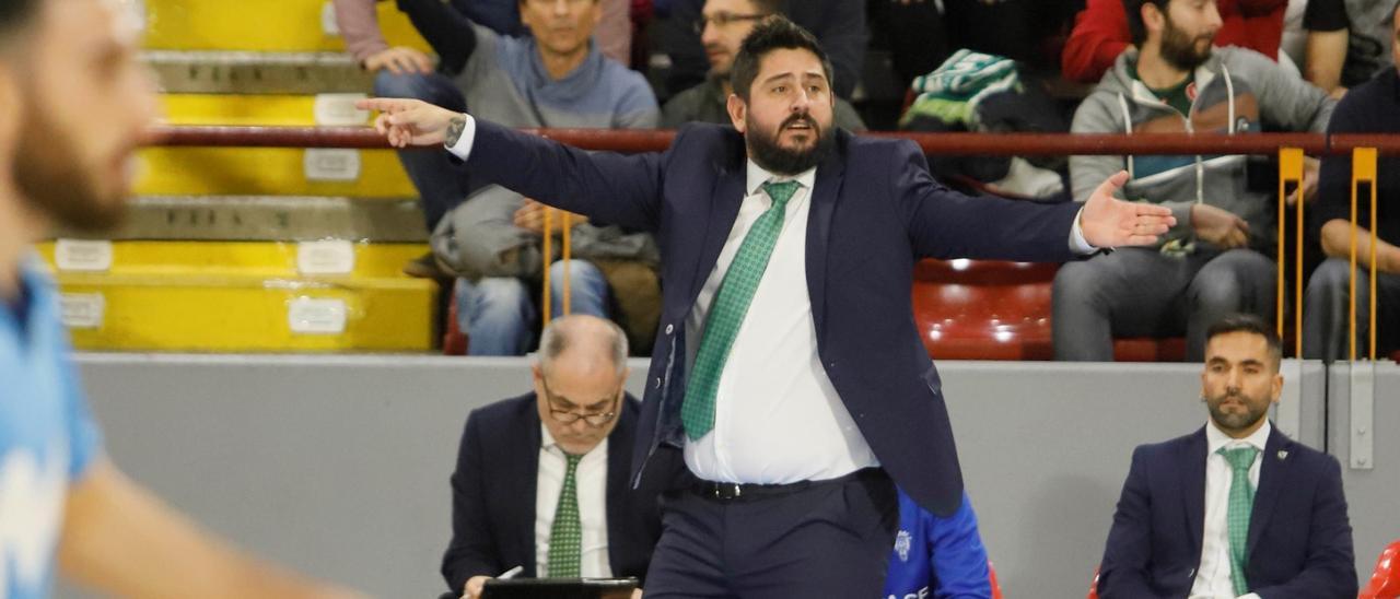 Josan González, entrenador del Córdoba Futsal Patrimonio de la Humanidad.