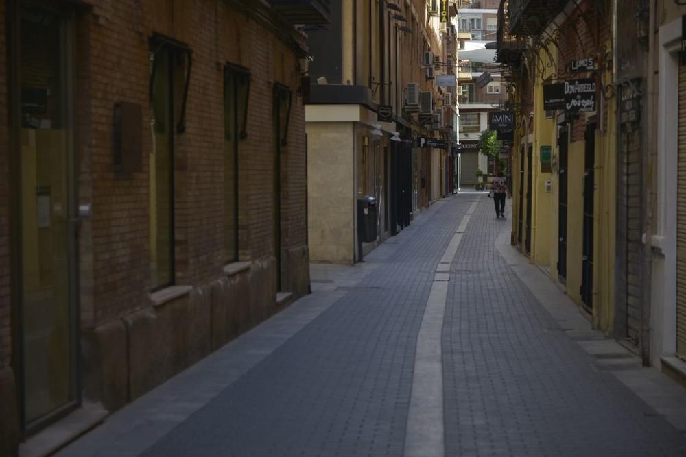 Calle del centro de Murcia.