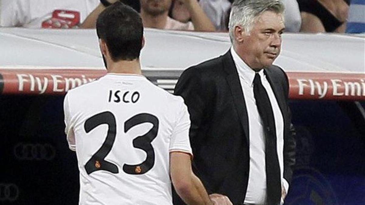 Isco no es titular en el Madrid pese a las buenas palabras de Ancelotti