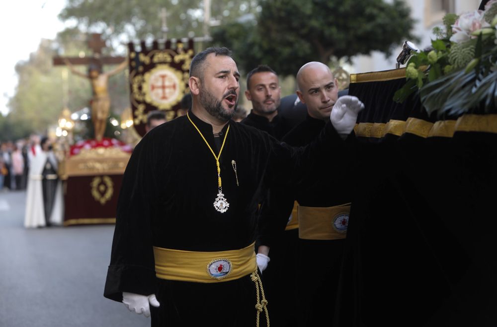 Procesión de Viernes Santo en el Port de Sagunt.