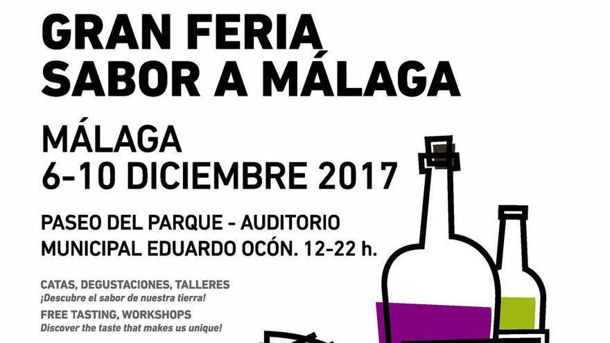 El cartel de la Gran Feria Sabor a Málaga.