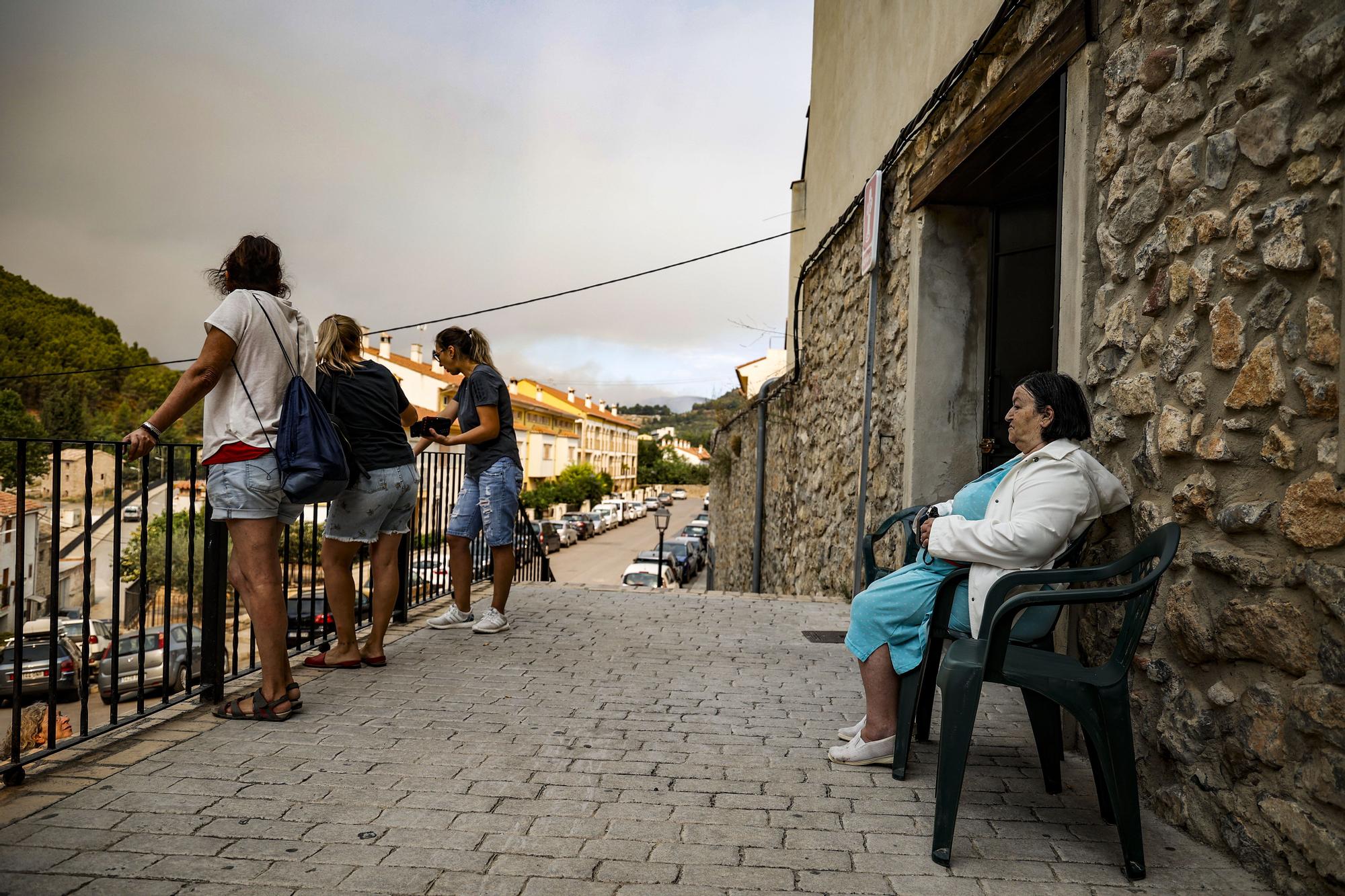 Desoladoras imágenes del incendio de Bejís