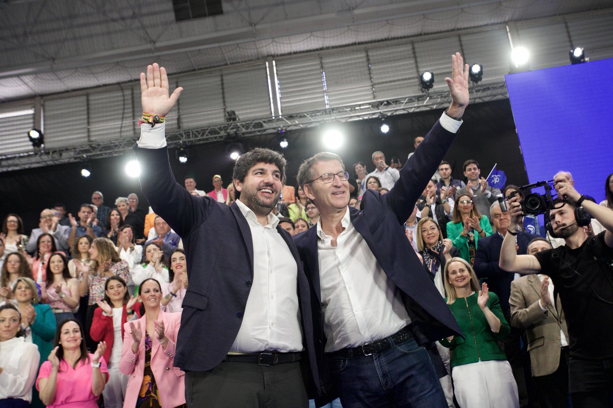 Acto del PP en Murcia con Feijóo