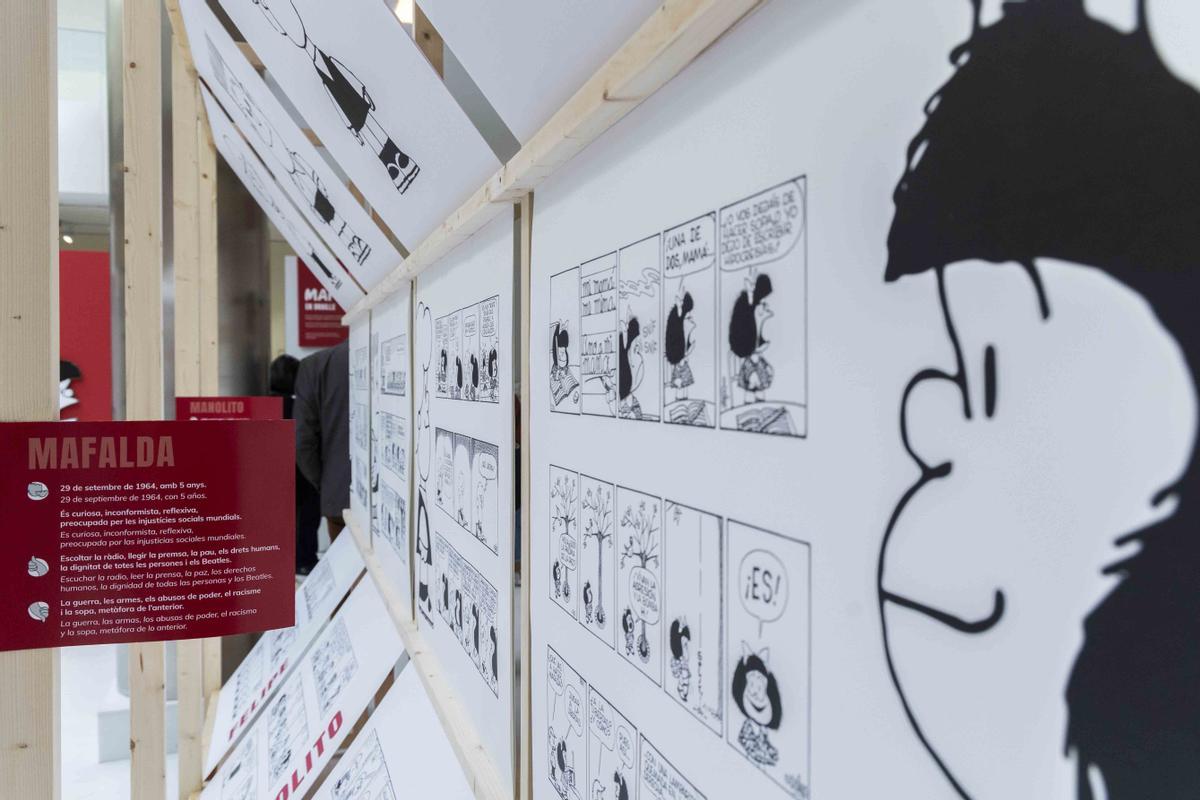 Quino y Mafalda toman València