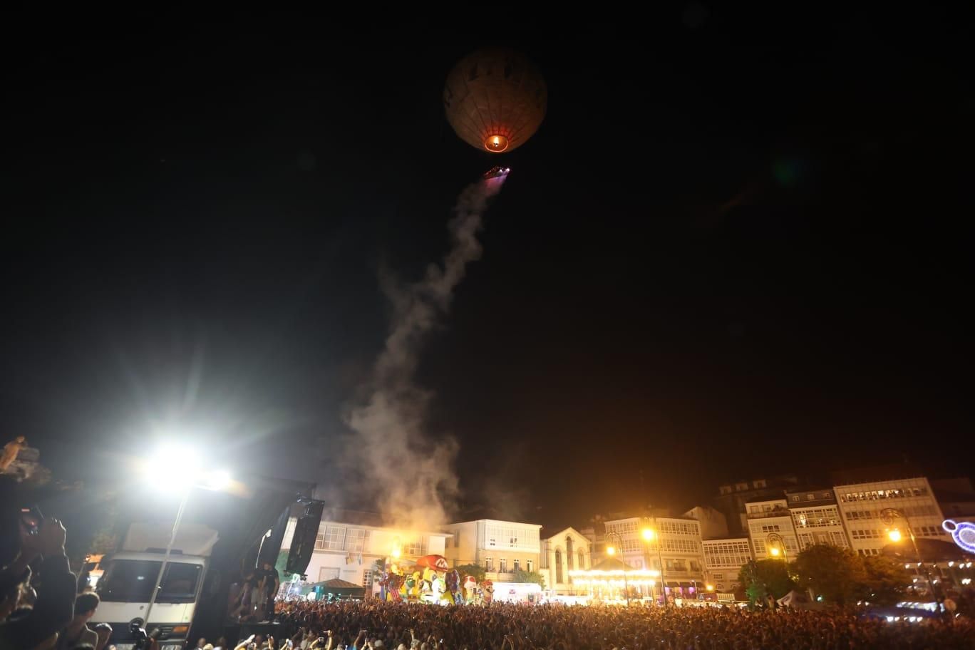 Vuelo perfecto del Globo de Betanzos por su 150 aniversario