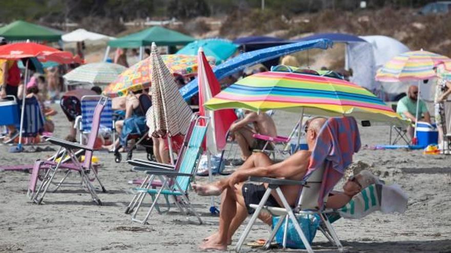 Las playas llenas en el primer fin de semana de julio