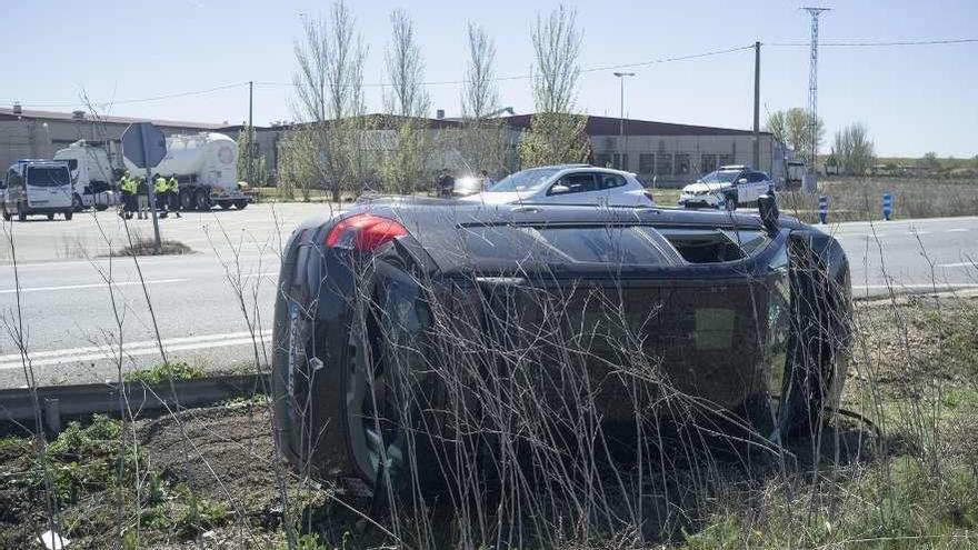 Accidente ocurrido el año pasado en el cruce de Los Salados