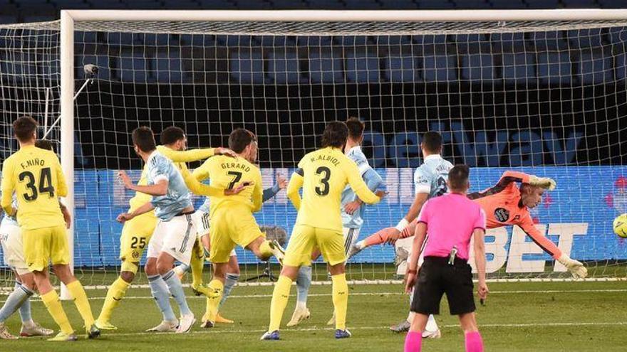 El Villarreal muestra al Celta sus galones de equipo de Champions (0-4)