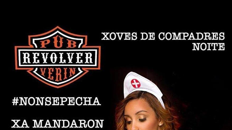 Un pub de Verín promociona su jueves de compadres con "una pediatra" semidesnuda - Faro de Vigo