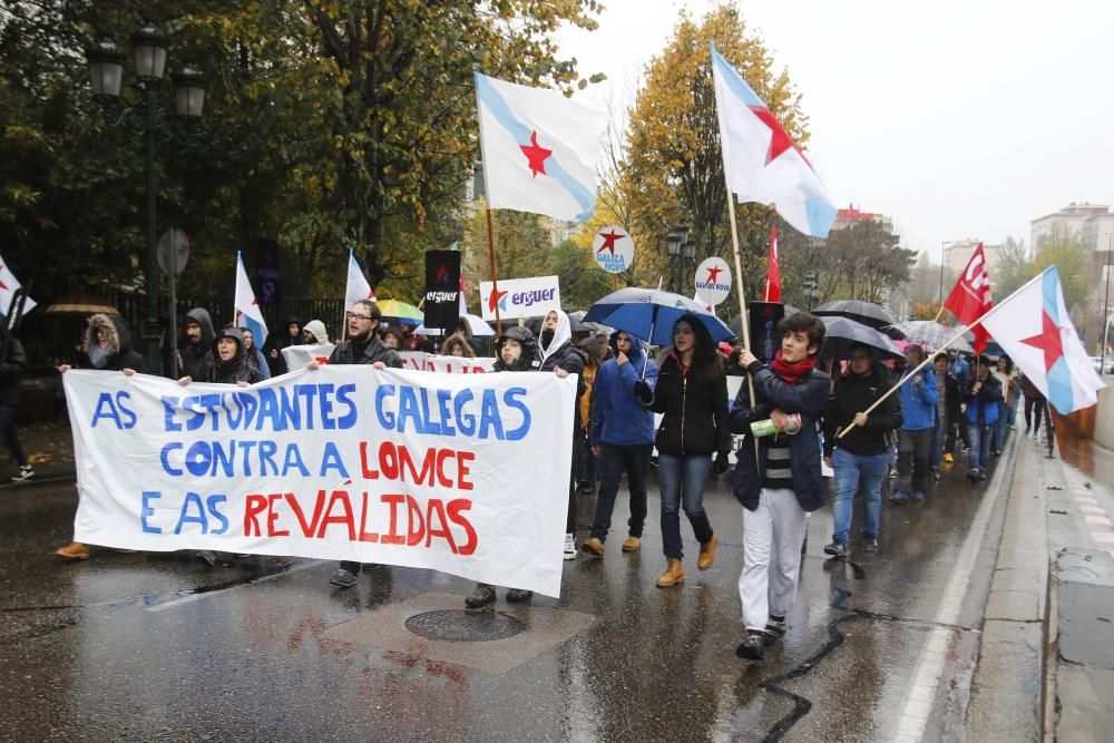 Manifestación contra la LOMCE