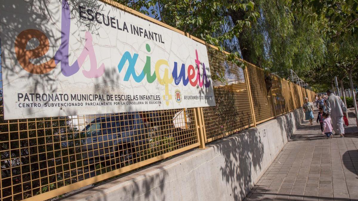 Una de las escuelas infantiles que tiene el Ayuntamiento de Alicante