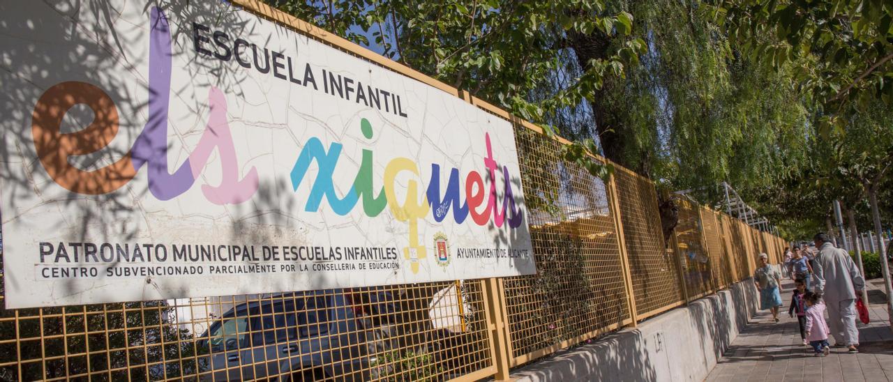 Una de las dos escuelas infantiles que tiene el Ayuntamiento de Alicante