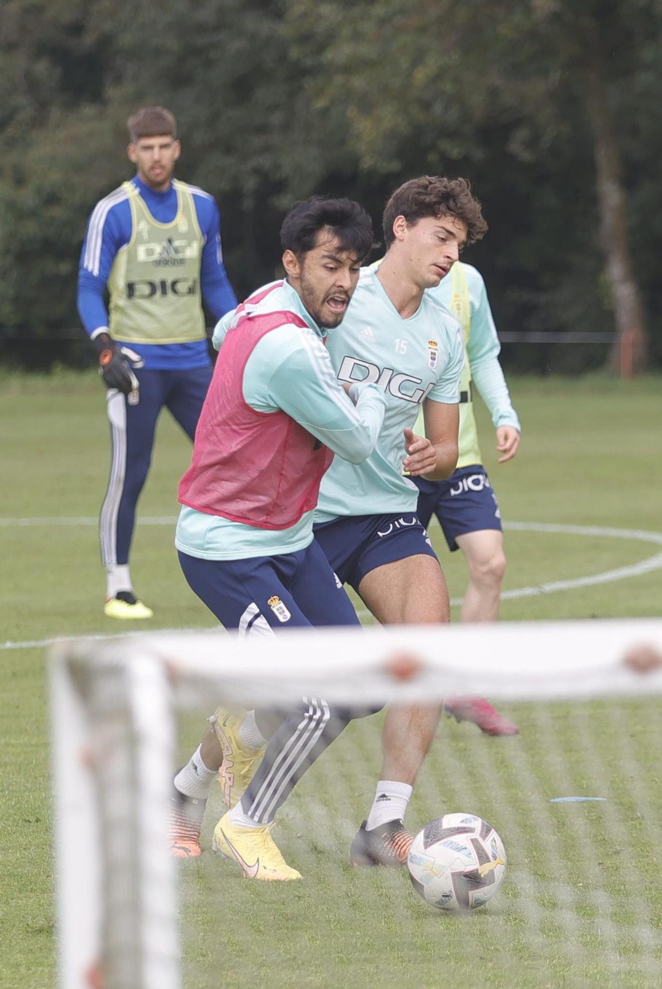 Las imágenes del entrenamiento del Oviedo