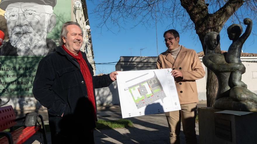 Presentación de la remodelación de la plaza de Ángel Bariego. | José Luis Fernández (Archivo)