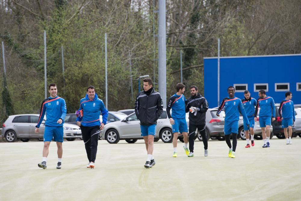 Entrenamiento del Real Oviedo