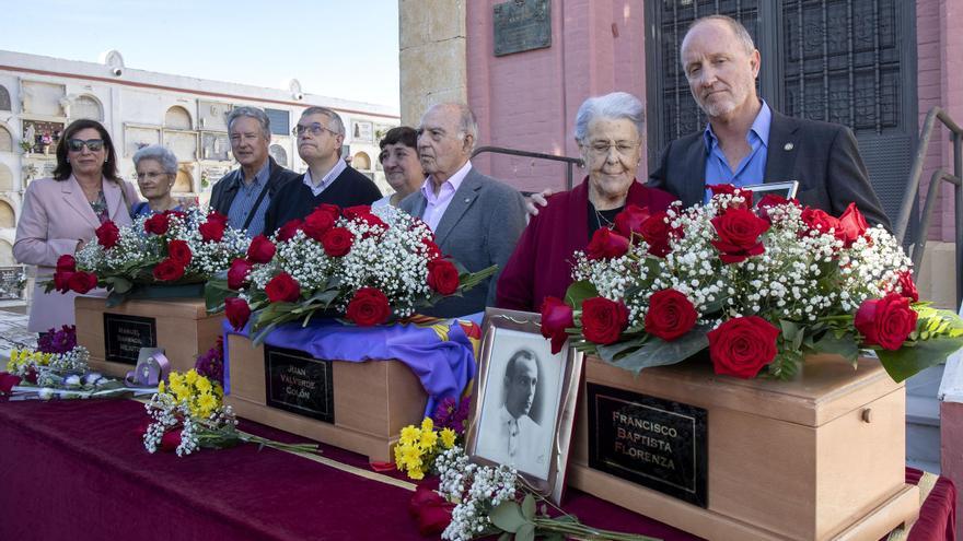 Los restos de Francisco Baptista, un represaliado cartagenero de la Guerra Civil, vuelven a casa 87 años después de su asesinato