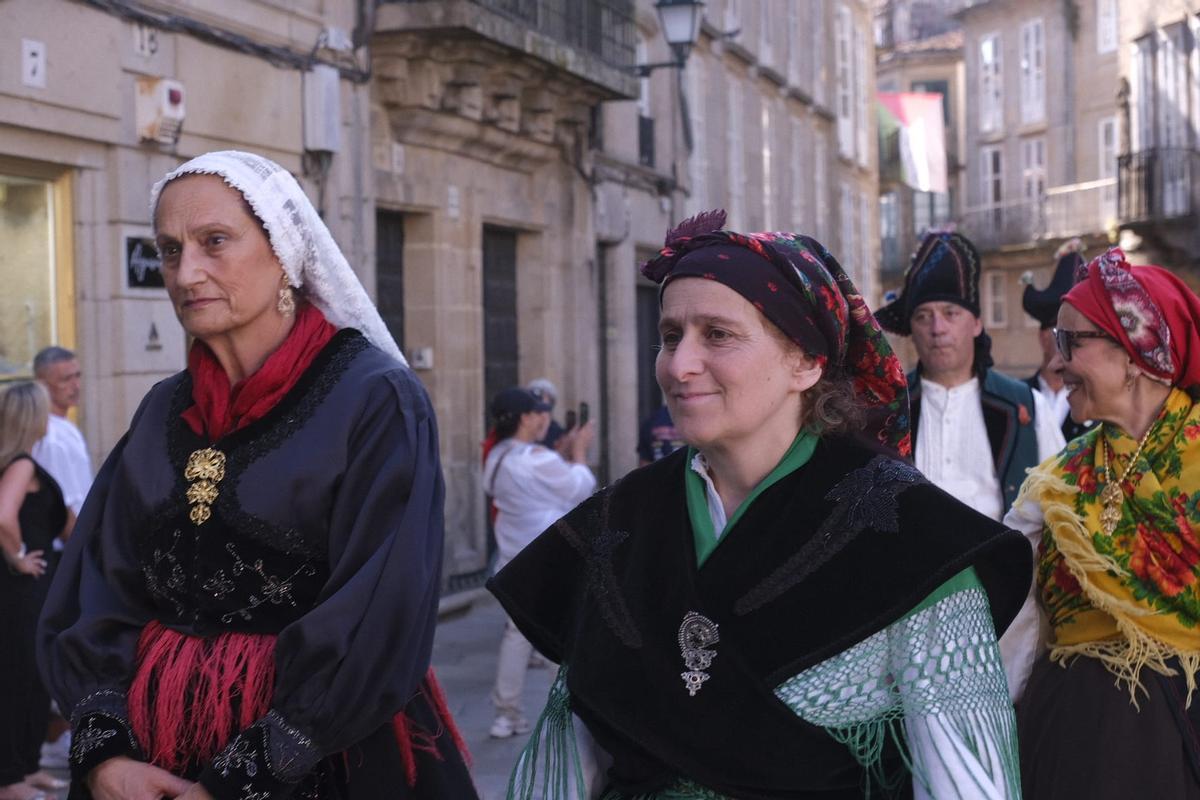 Premiados do desfile do Día do Traxe Galego nas Festas do Apóstolo