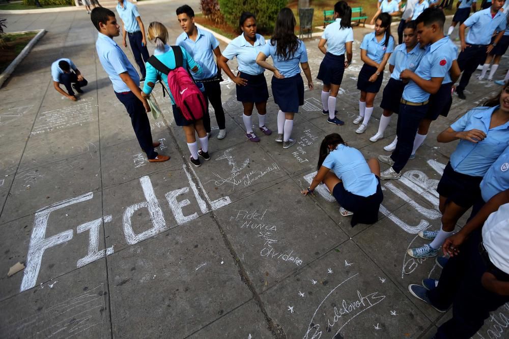 Líderes de todo el mundo despiden a Fidel Castro