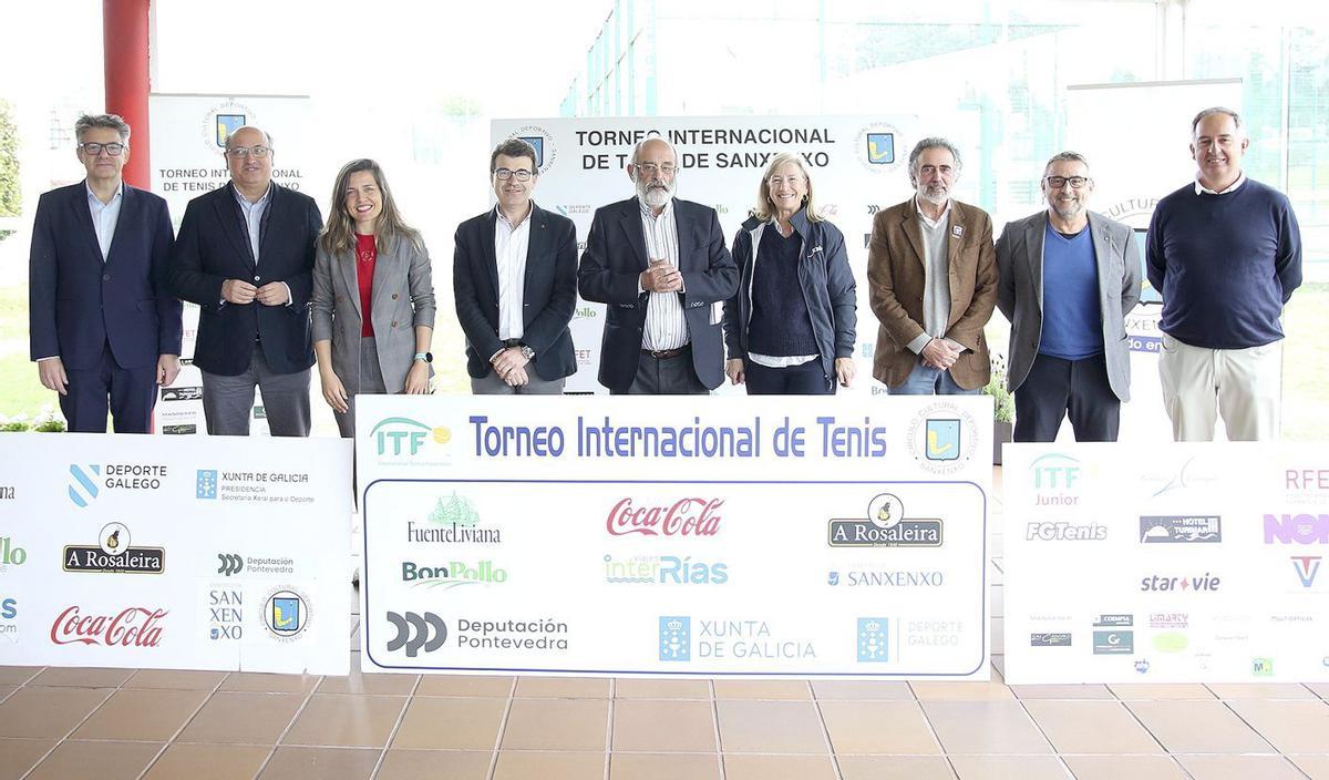 La presentación del torneo en Sanxenxo que repartirá 15.000 dólares en premios. | FDV
