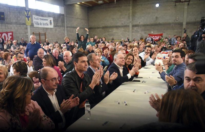 Pedro Sánchez celebra la Fiesta de la Rosa en Ayerbe