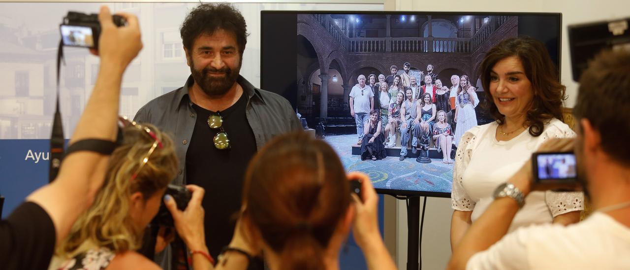 José Rico y Yolanda Alonso, en la presentación de lI Festival Bances Candamo.