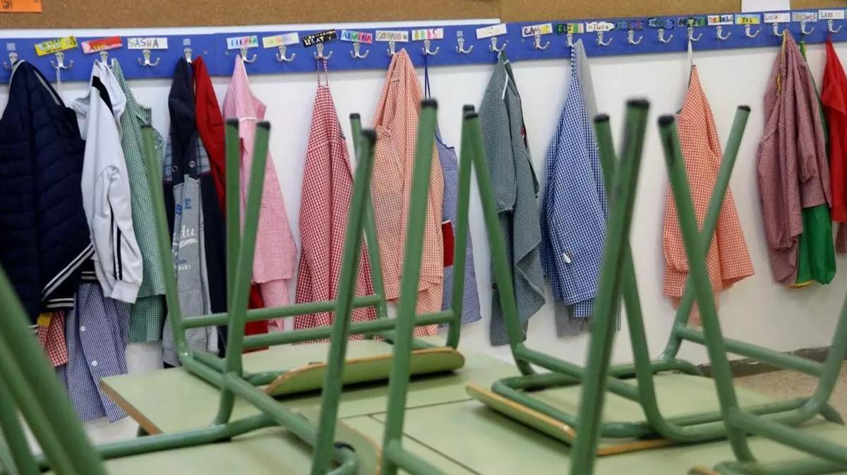 Una aula, en una imatge d'arxiu.