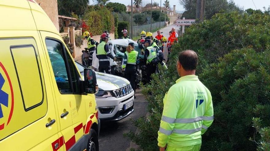Tödlicher Unfall auf Mallorca: Mann stirbt in seinem Autowrack nur wenige Meter von seinem Haus entfernt
