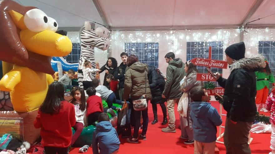 Una actividad infantil de Navidad en Llanera. | L. P.