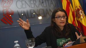 La vicepresidenta de la Generalitat valenciana, Mónica Oltra. 