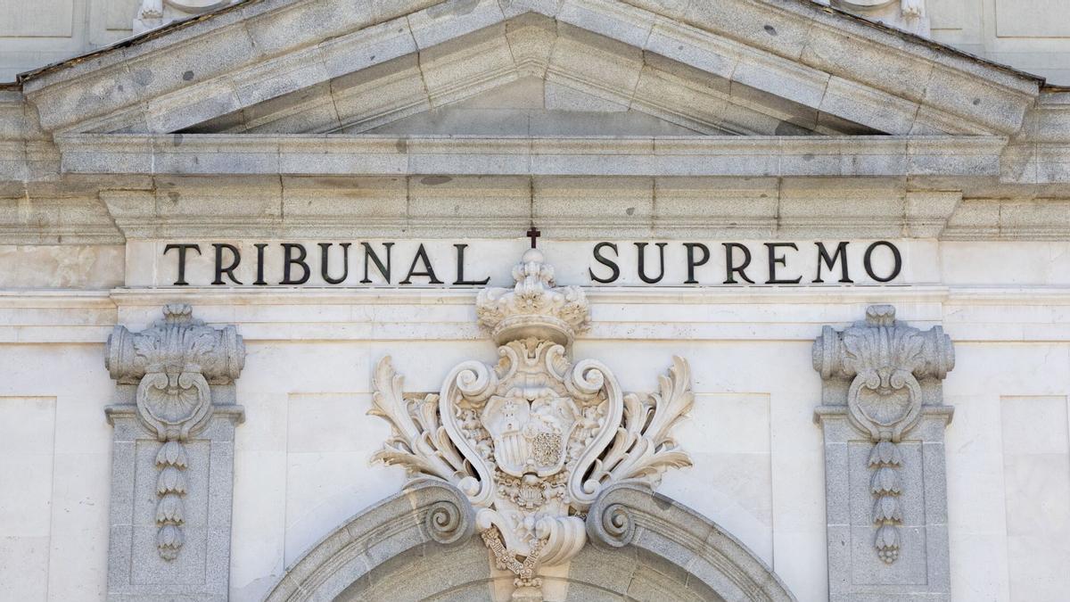 Fachada de la sede del Tribunal Supremo.