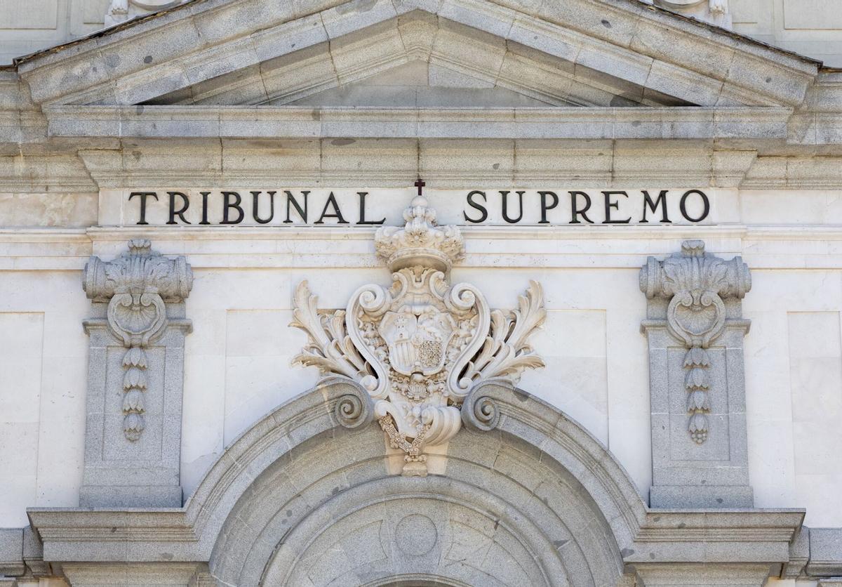 Fachada de la sede del Tribunal Supremo.