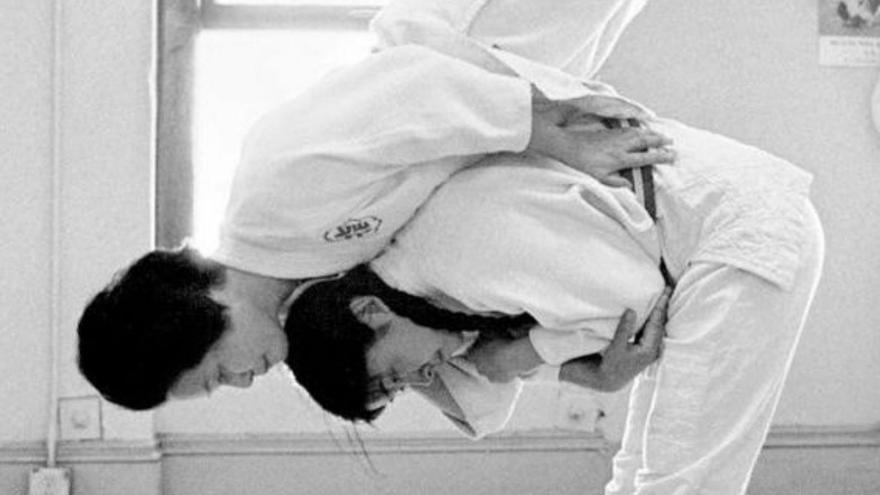 Fukuda practicant el ju no kata | ARXIU PARTICULAR