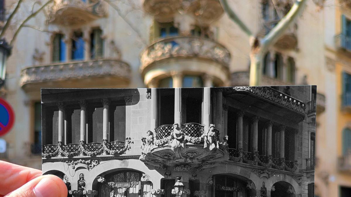 Una recaptura en la casa Lleó Morera de paseo de Gràcia.