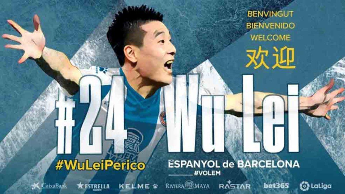 Wu Lei, nuevo fichaje del Espanyol