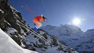 Odermatt, durante el descenso en Wengen