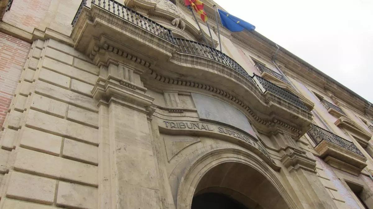 Fachada del Tribunal Superior de Justicia de la Comunitat Valenciana.