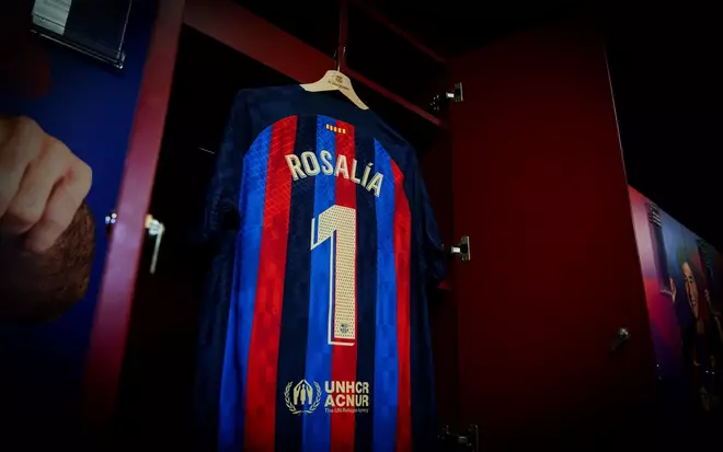 Así es la camiseta del Barça Motomami de Rosalía